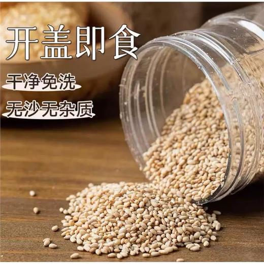 韩国不倒翁即食优质熟白芝麻100g 商品图3