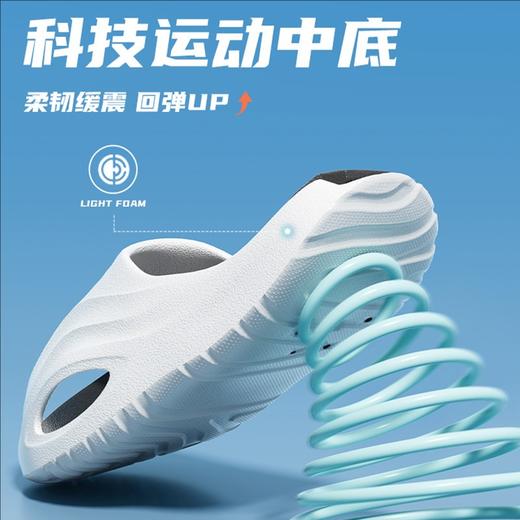 【李宁沙滩鞋拖鞋】舒适运动中底，鞋头上翘走路更轻松，防滑透气 商品图2