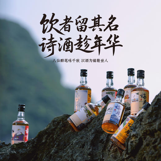 【梅见x蔡志忠艺术限定系列】梅见饮中八仙诗酒礼盒青梅酒送礼 商品图0