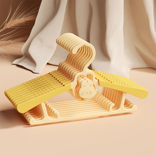 【9.9包邮到家！】儿童衣架婴儿宝宝专用衣服架 可伸缩小孩新生幼儿 晾晒挂衣撑子家用-QQ 商品图7