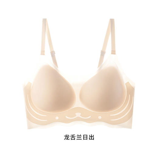尺码款 【 3件起拍，单拍不发货】半醒 chao薄凉感透气无痕内衣| 果冻条软支撑、舒适承托、透气美背、无痕轻柔 商品图5