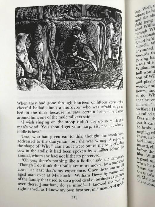 托马斯·哈代作品集（全6卷）（1991） 百余幅木版画插图 精装18开带书匣 商品图12