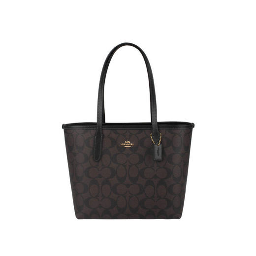 COACH 奥莱款女士PVC配皮单肩斜挎包 商品图0