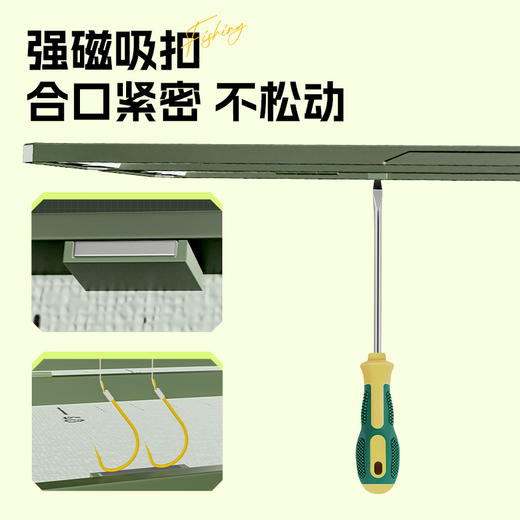 佳钓尼双面子线盒鱼线子线专用收纳盒加长鱼线仕挂盒大容量鱼钩盒 商品图3