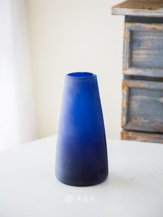 磨砂花瓶蓝 商品图1