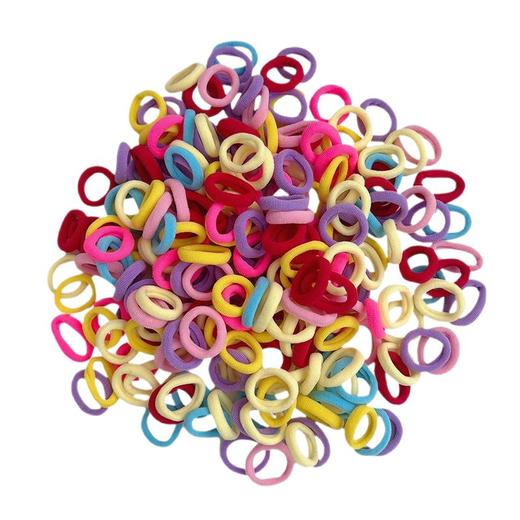 【13.9到手140根❗️儿童高弹力头绳】可爱不伤发，高弹力皮筋基础发圈头绳头饰，少女扎头发耐看，简约风格，直播引流爆款❗️特价清仓器L 商品图4