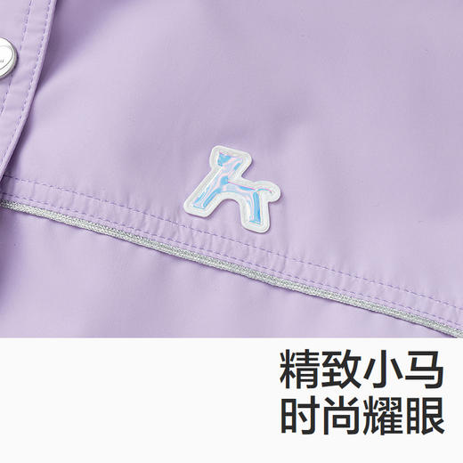 森马儿童2025年秋季女中童连帽外套 商品图3