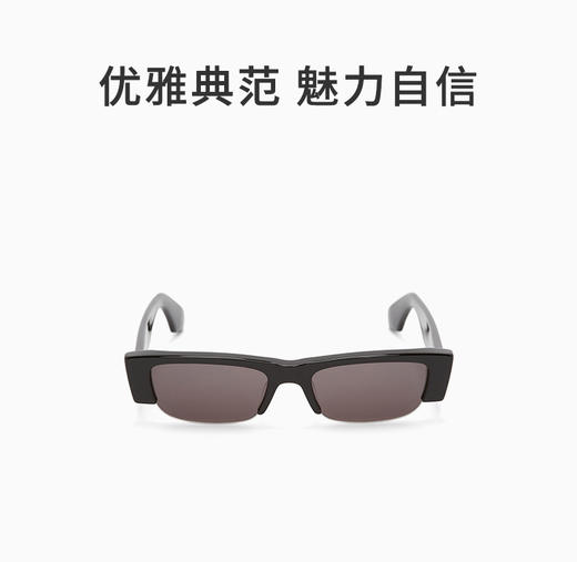 ALEXANDER MCQUEEN 黑色女士飞行员太阳镜 商品图0