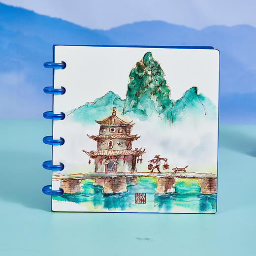 小林漫画 活页本蘑菇扣手账本——速写城市系列 商品图6