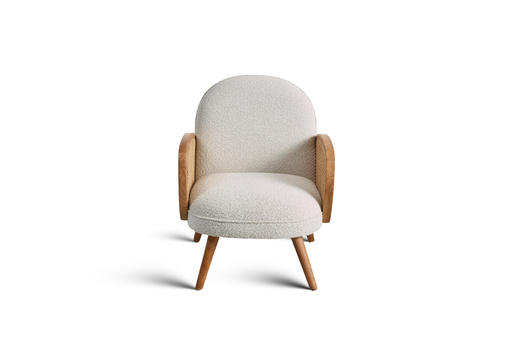 Ribot 波特藤编休闲椅 | 皮布面料可选，详询客服 商品图1