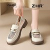 ZHR则则时尚厚底显高乐福鞋女2025新款柔软舒适透气网面单鞋通勤 商品缩略图8