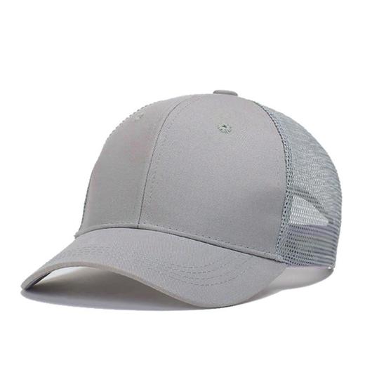 纯棉六片网帽塑料调扣男女同款棒球帽遮阳防晒帽鸭舌帽网孔透气ZY3002 商品图6