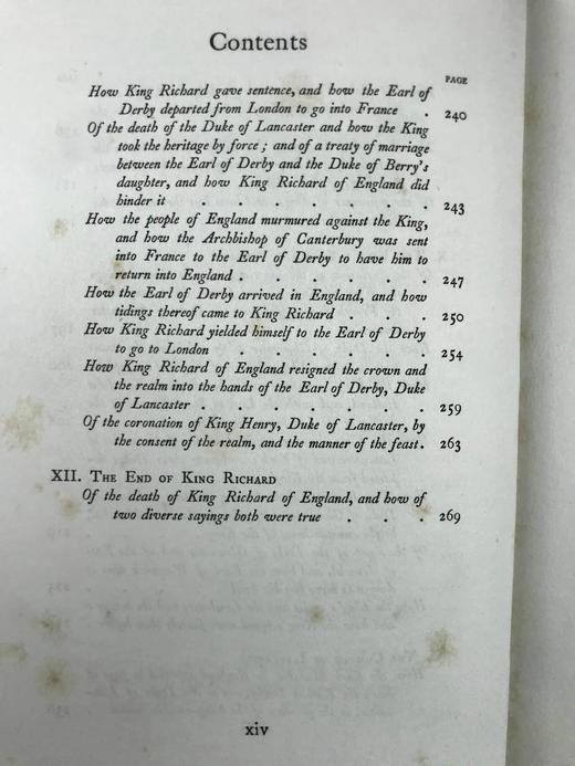 1900年 傅华萨在英国 24幅插图 漆布精装大32开 商品图5