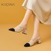 【KADINA】卡迪娜2025春夏季新款法式小香风粗玛丽珍单鞋包头凉鞋KM251532 商品缩略图1
