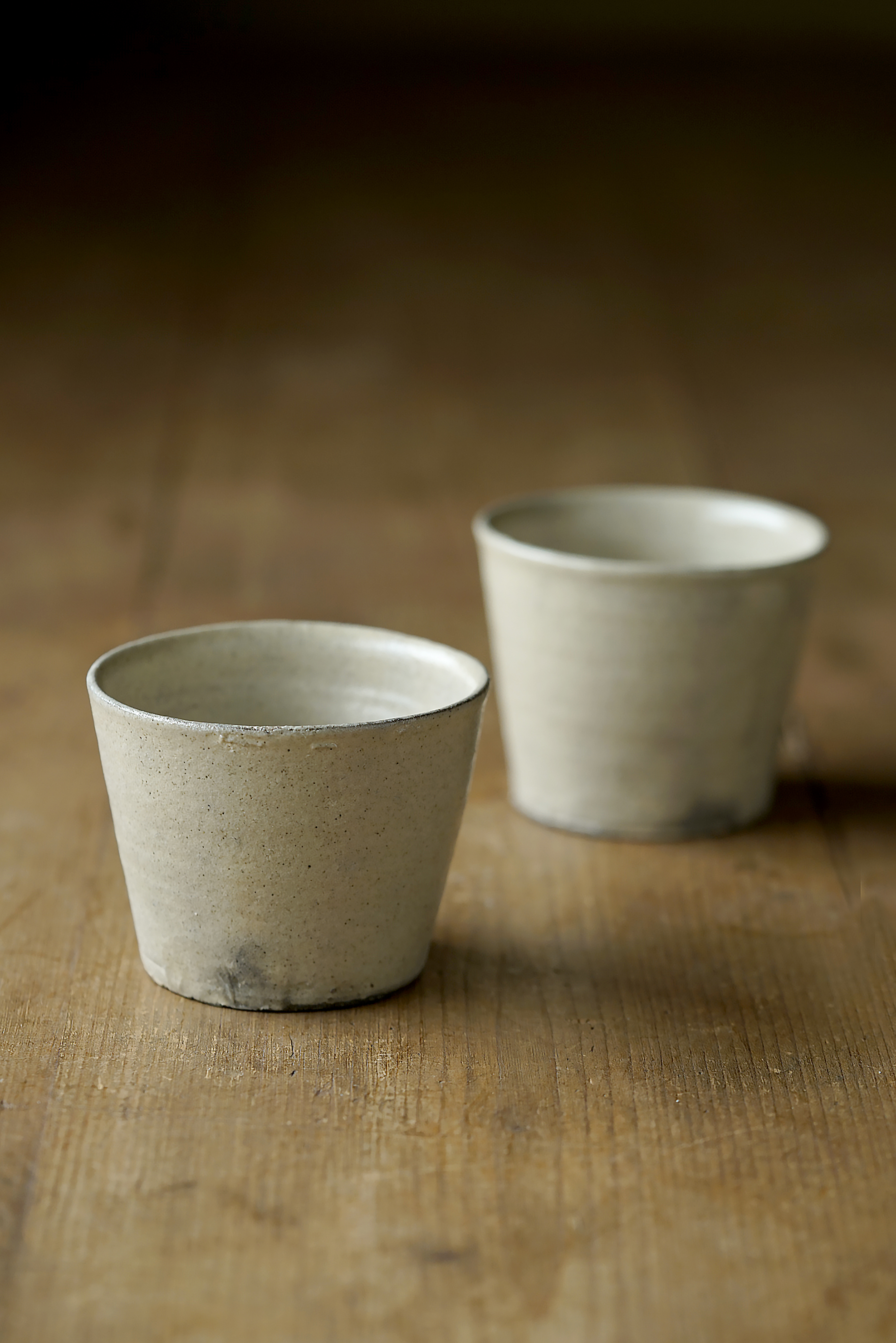 尾形笃61薪陶石粉引｜猪口