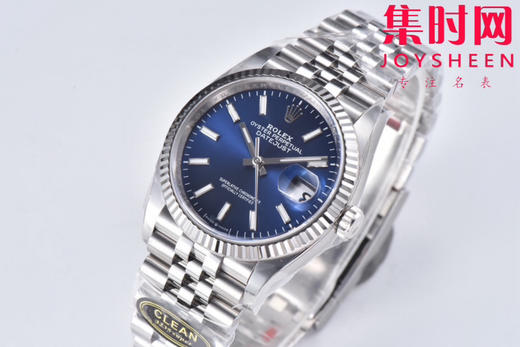 C厂劳力士日志型36mm 蓝色盘 3235机 五珠链 904L钢 男士腕表 小手腕福音 商品图2