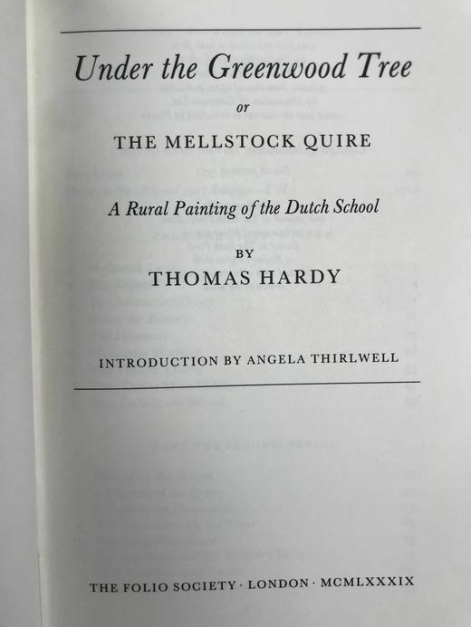 托马斯·哈代作品集（全6卷）（1991） 百余幅木版画插图 精装18开带书匣 商品图3