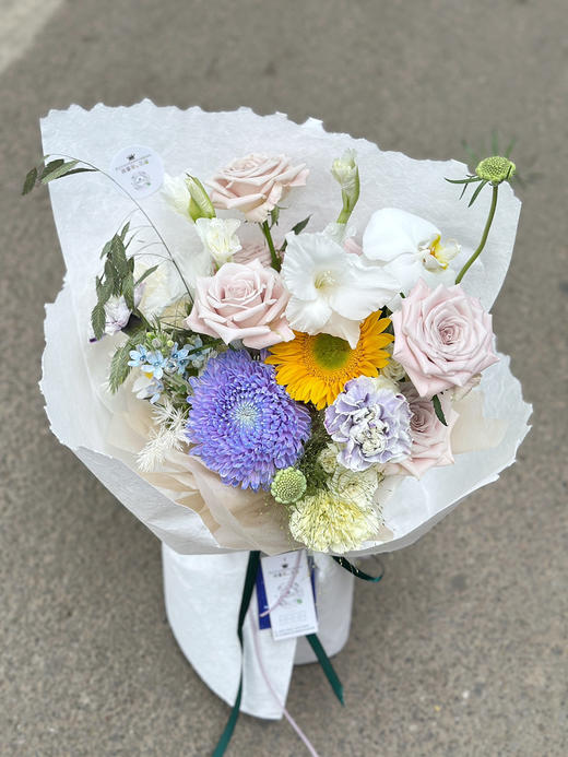 手打，手撕纸长支花束 商品图0