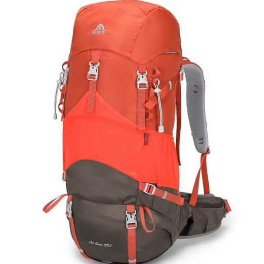 【长线】艾王户外55L防泼水悬浮背负多功能徒步露营男女双肩旅行登山包 商品图3