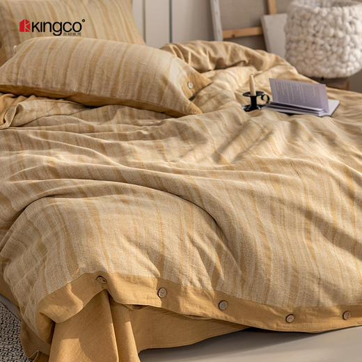 纱布四件套---洛可可黄 商品图0