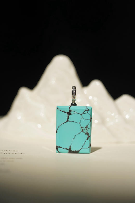 绿松无事牌吊坠 商品图0