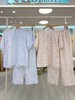 松植屋女款纱布圆领短袖长裤睡衣套装100%纯棉女士双层纱家居服圆领领设计优雅显瘦 商品缩略图0
