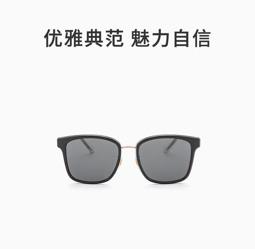 GUCCI 女士黑色方形太阳镜 商品图0