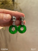 老坑帝王绿平安扣耳坠【5230704】具体价格微信咨询 商品缩略图2