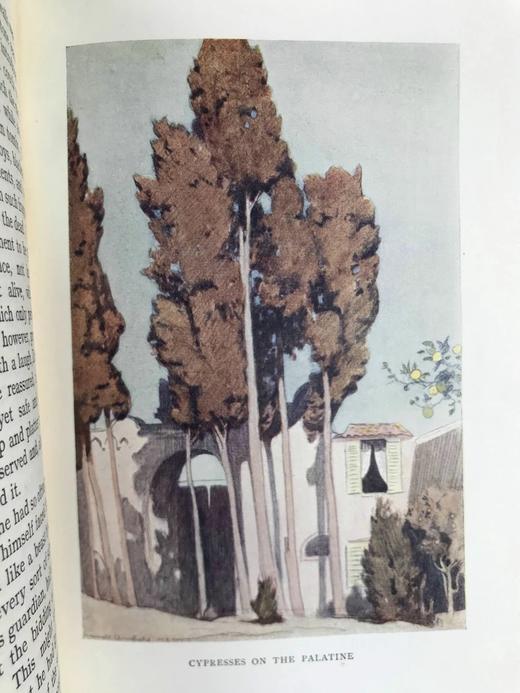 1912年 罗马风物志 16幅彩色12幅黑白插图 漆布精装32开 商品图13