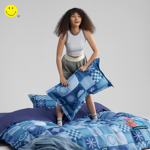 Smiley 牛仔笑脸四件套 商品图1
