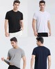 49.9元到手5件    男女夏季纯色宽松高弹速干衣  透气舒服不闷汗，简约舒适好版型，方格速干圆领T恤  MC-050 商品缩略图1