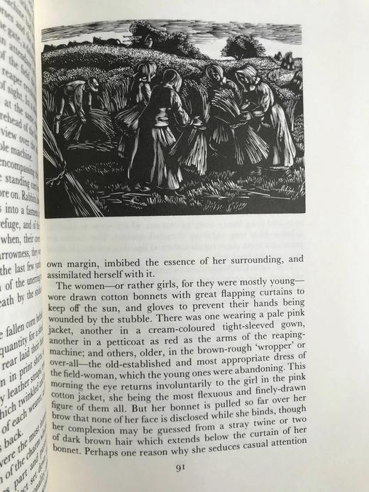 托马斯·哈代作品集（全6卷）（1991） 百余幅木版画插图 精装18开带书匣 商品图13