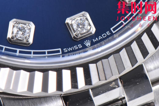 C厂劳力士日志型36mm 蓝盘钻面 3235机 五珠链 904L钢 男士腕表 小手腕福音 商品图3