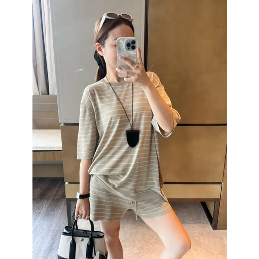 2506413   散步套装 条纹中袖tee，日本醋酸 商品图6