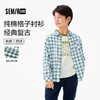 森马儿童2025年秋季男中童格子衬衫纯棉 商品缩略图0