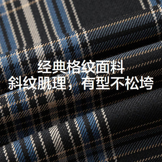 森马儿童2025年秋季女中童连衣裙格纹裙子百褶 商品图4