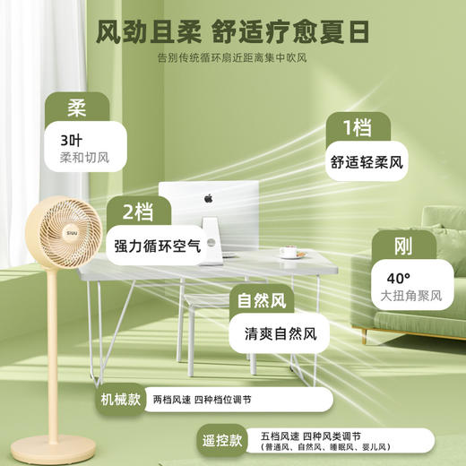 驱蚊香薰遥控立式循环扇F6W-XF603 商品图2