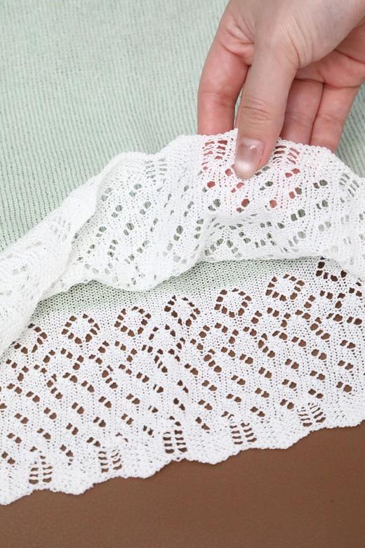 LPIUTY品牌直发！薄荷气泡水~双丝和纸纱针织衫 B017537 商品图5