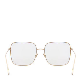 DIOR 女士淡粉色镜片金属镜框方形太阳镜