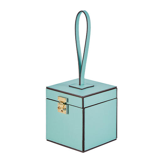 【多样屋专柜】多样屋魔丽方携带首饰盒百宝盒 珠宝收纳盒手提生日礼盒柠檬黄手提包  商品图9