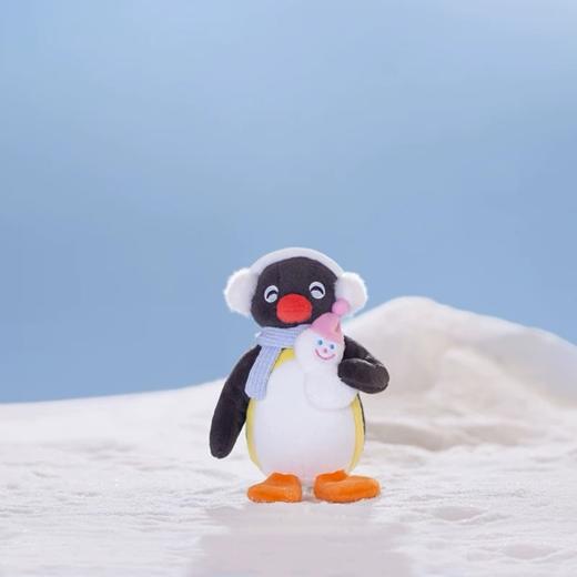 KZ1664 Pingu™过冬系列-抱雪人公仔  8cm*14cm*8cm （长*高*宽） 商品图0
