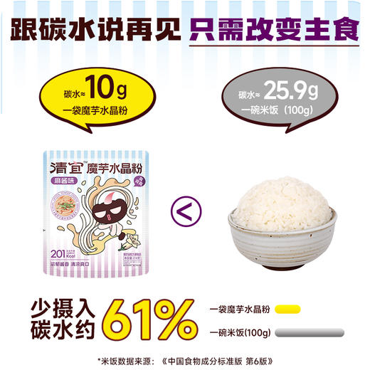 魔芋水晶粉 麻酱味214g 商品图1