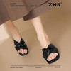 ZHR则则粗跟拖鞋女外穿2025新款夏季女鞋百搭配裙子法式一字拖鞋 商品缩略图7
