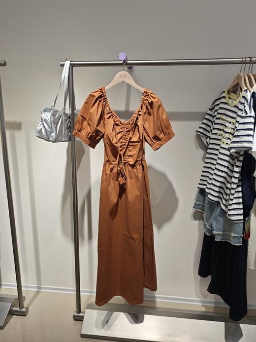 P&X设计师女装 梭织连衣长裙 824208227 焦糖色 商品图1