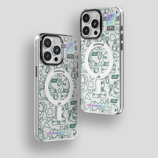 【加码好运】iPhone 15 Pro Max 电子绿洲 妙磁抗菌壳 商品图0