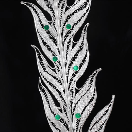 子佩集S999银手工银花丝【凤鸣朝阳宫灯银花丝摆件】大师工坊原创设计（一对）2506 商品图9