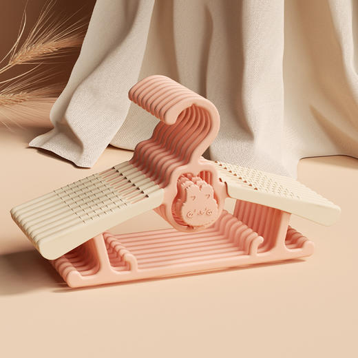 【9.9包邮到家！】儿童衣架婴儿宝宝专用衣服架 可伸缩小孩新生幼儿 晾晒挂衣撑子家用-QQ 商品图5