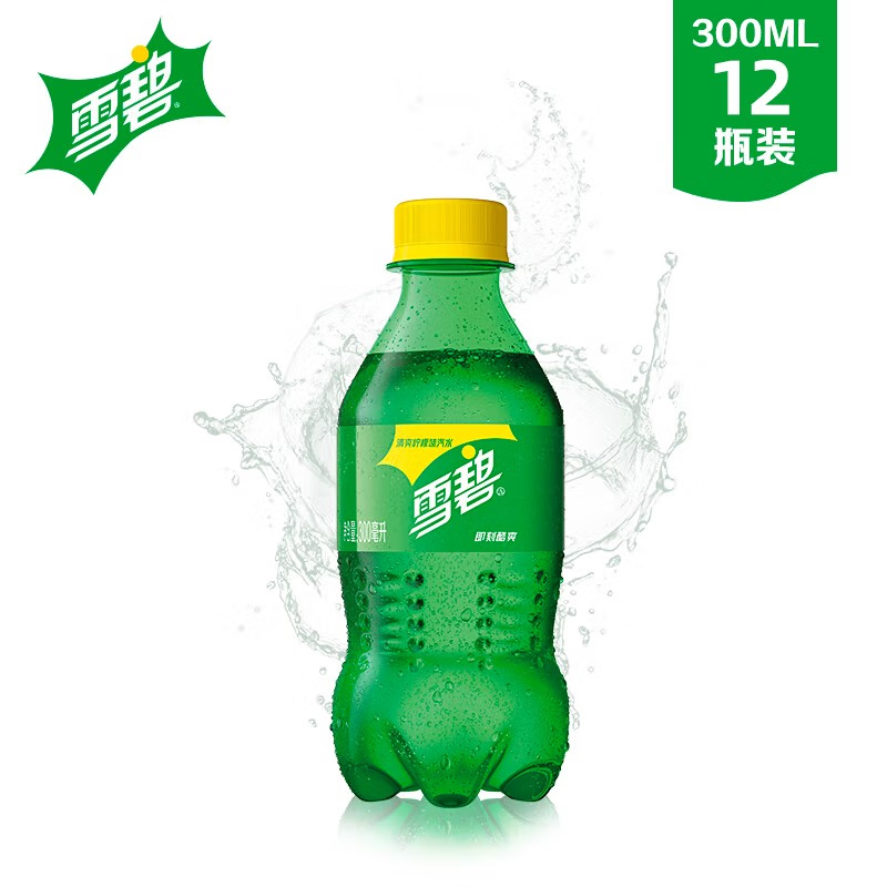 【雪碧】碳酸饮料（含糖）300ml*12瓶