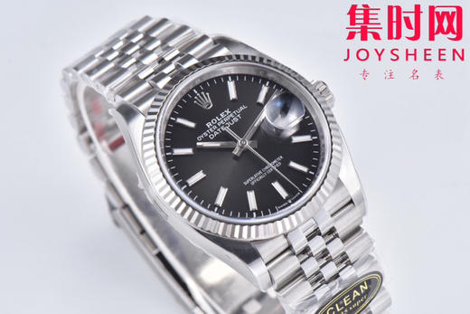 C厂劳力士日志型36mm 黑色盘 3235机 五珠链 904L钢 男士腕表 小手腕福音 商品图4