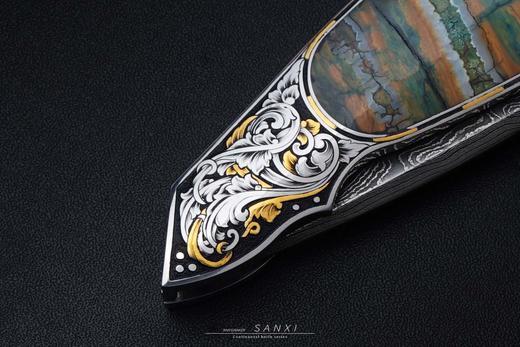 三希堂  现代刀系列  雪域牛头 未开刃 商品图8